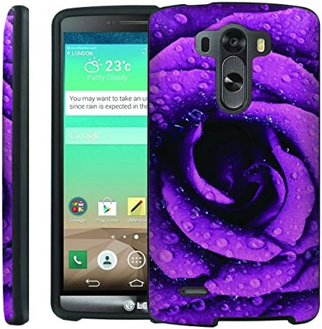 [ManiaGear] Design Graphic Image Shell Cover Hard Case (Purple Rose) for LG G3
