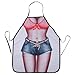 Myhome Bikini & Shorts Sexy Kitchen Apron Funny Creative Cooking Aprons for Women Ladies Girlfriend Christmas Gifts