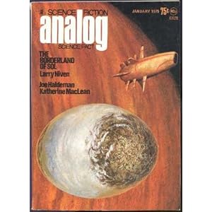 Analog Science Fiction and Fact, January 1975 (Volume XCIV, No. 5) by Ben Bova, Alfred Bester, Larry Niven, and Gordon R. Dickson