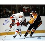 Bob Bourne Autographed Vs. Kings 8x10 Photograph