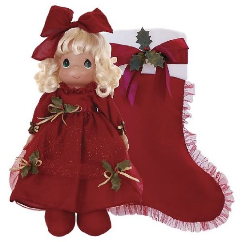 The Doll Maker Joyful Christmas Memories Stocking Doll