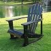 Adirondack Chair Rocker In Black