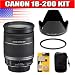 Canon EF-S 18-200mm f/3.5-5.6 IS Standard Zoom Lens for Canon DSLR Cameras + Accessories