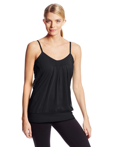 MSP by Miraclesuit Women's Scoop Neck Double Layer Tank with Core Control