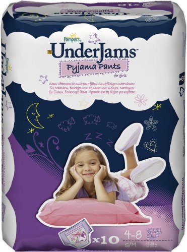 Pampers UnderJams, Girls, Gr.S/M, 4x10 Stk