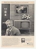 1955 Ezio Pinza Magnavox Modern Theatre TV Photo Print Ad