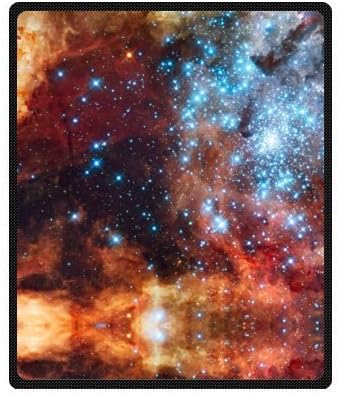 Honey Day House Nebula Galaxy Soft High Quality Blanket 50"x60"