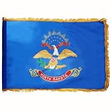 6 x 10 Feet South Dakota Nylon - outdoor State Flags Made in US.