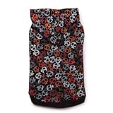 IMAGE OF Casual Canine Polyester/Cotton Bone Heads Waffle Dog Hoodie, Large, 20-Inch, Orange