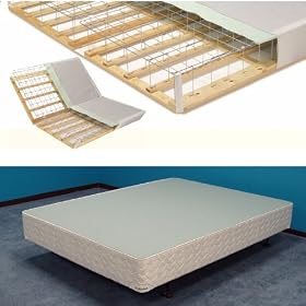 Strobel Organic Strobel-Fold Foundation, Folds in Half to Move Easily. Split Cal King, 2...