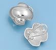 Sterling Silver Earrings - Rhodium Plated - 19 mm