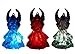 Brightpik - Set of 3 LED Battery Operated Color Changing Angels