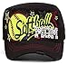 TOP HEADWEAR TopHeadwear Softball Mom Distressed Adjustable Cadet Cap - Black