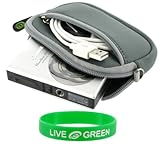 Neoprene Sleeve Case (Grey) for Panasonic Lumix DMC-TS1 DMC-TS2 Digital Cam ....