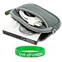 Neoprene Sleeve Case (Grey) for Panasonic Lumix DMC-TS1 Digital Camera Silver