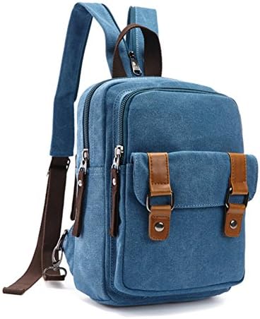 Shoulder bag / Fashion backpack / shoulder bag casual / solid chest bag / canvas bag-5