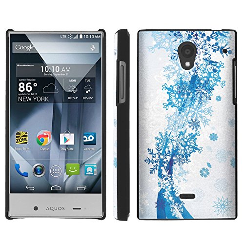 Sharp AQUOS Crystal 306SH Chill Frozen Snap On Protect Artistry Design Case by Mobiflare