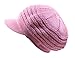 Knit Cable Slinky Newsboy Hat (Pink)
