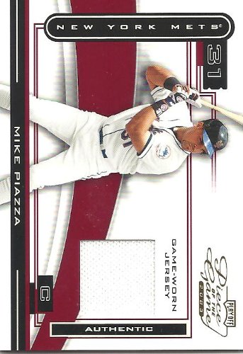 Mike Piazza 2003 Playoff Piece of the Game Jersey #POG-69 New York Mets