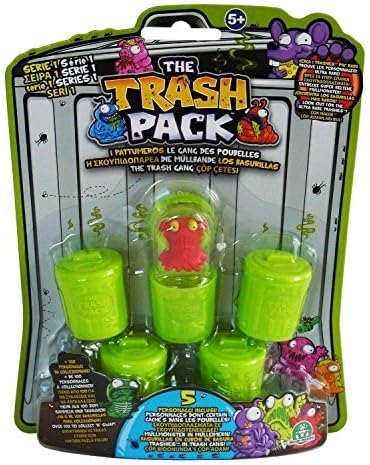 The Trash Pack - Series 1 - 'Trashies' 5 Pack Collectible Figures (Random) by Trashies