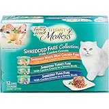 Fancy Feast Wet Cat Food, Elegant Medleys, Shredded Fare Collection (Pack of 1), 3-Ounce Can, Pack of 12