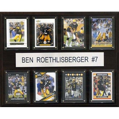 NFL Pittsburgh Steelers 8 Card Ben Roethlisberger Plaque