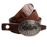Crafted Western Belt - Brown - Mens