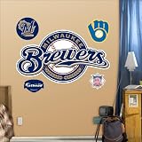 MLB Milwaukee Brewers Logo Vinyl Wall Graphic Decal Sticker Poster