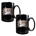 Philadelphia 76ers NBA 2pc Black Ceramic Mug Set - Primary Logo by Great American Products