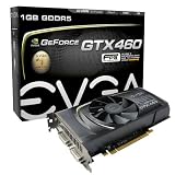 EVGA GeForce GTX 460 FPB, 1024MB GDDR5, PCI-E 2.0, Dual DVI, miniHDMI, SLI Ready Graphics Card (01G-P3-1361-KR)