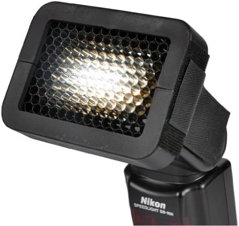 Opteka OSG14 1/4" Universal Honeycomb Speed Grid for External Camera Flashes (Black)