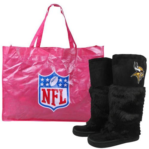 Cuce Shoes Minnesota Vikings Devotee Boots Size 6