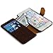 Lockwood iPhone 6s Plus/6 Plus | Folio Wallet Card Case | Faux Leather | Vintage Dark Brown | (5.5 Inch) | Ultra Slim & Light