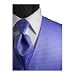 Venetian Collection Tuxedo Vest and Windsor Band Tie, Color Sapphire