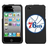 iPhone 4 4S Philadelphia 76ers Black Superior Snap on Hard Cover