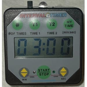Interval Workout Timer TMR05-B Black - with Volume Control : MMA, HIIT, Boxing, Wrestling, Martial... by Inventico Corp