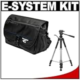 Olympus E-System Travel SLR Gadget Bag + Digital Photo & Video 57" Tripod f ....