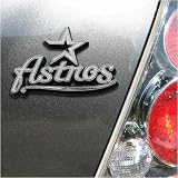 Houston Astros Chrome Team Logo Auto Emblem