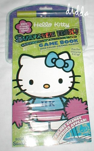 Childrens Toyshop  Toys : Book 3 Sanrio Hello Kitty Surprize Ink! Game Book with Color-change Marker