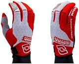 Risk Racing Carbide Moto Gloves (Red/White, Medium)