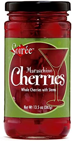 Soiree Maraschino Cherries 13.5 oz each (2 Items Per Order)
