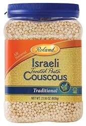 Roland Israeli Couscous, 21.16-Ounce Plastic Jars (Pack of 4)