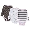 Infant's Circo® Long-Sleeved Bodysuit Set- Pink/Brown