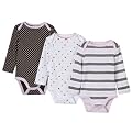 Infant's Circo® Long-Sleeved Bodysuit Set- Pink/Brown
