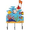 Mila Childrens Coat Hook Sea Life, 3 Hooks, Hand Painted