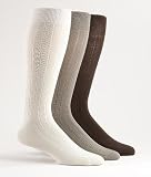 Jockey Men's Cotton Rib Dress Socks 3-Pack Extended Sizes Hosiery