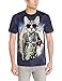 The Mountain Tom Cat Adult T-Shirt, Blue, XL