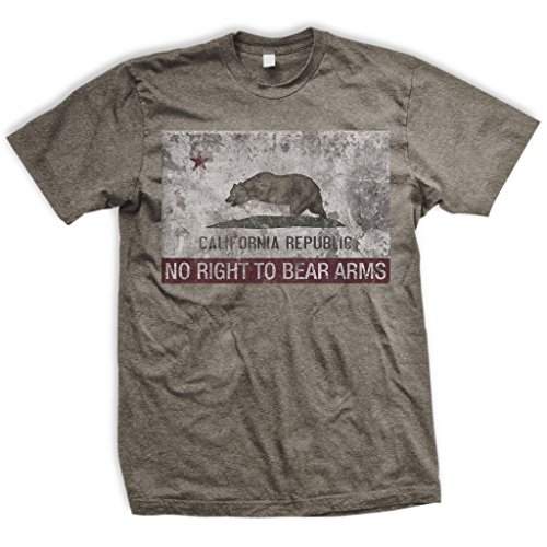ENDO Apparel California Flag Right to Keep and Bear Arms Infringed Men's T-Shirt