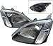 02-05 HONDA CIVIC SI 3DR JDM STYLE BLACK HEADLIGHTS