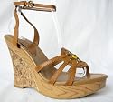 TAN Platforms Cork Strappy Sandals Women Shoes